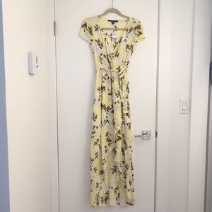 NWT Le Chateau high-low wrap dress